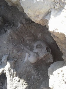 Teishebaini Urartu skull and skeleton - Armen Martirosian - The Armenite