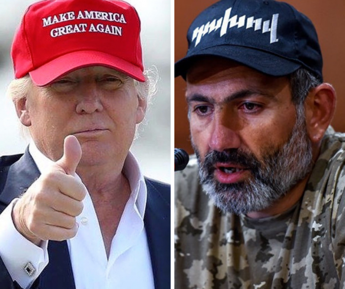 Donald Trump hat -MAGA Nikol Pashinyan Dukhov hat - The Armenite